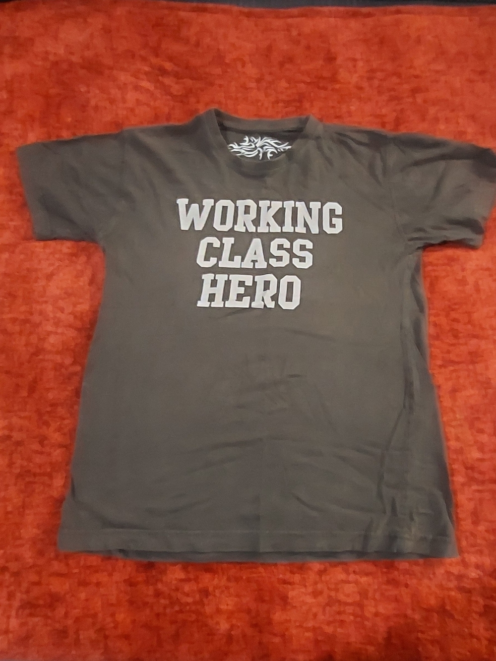 Source Unknown Working Class Hero Graphic Tee - Gray